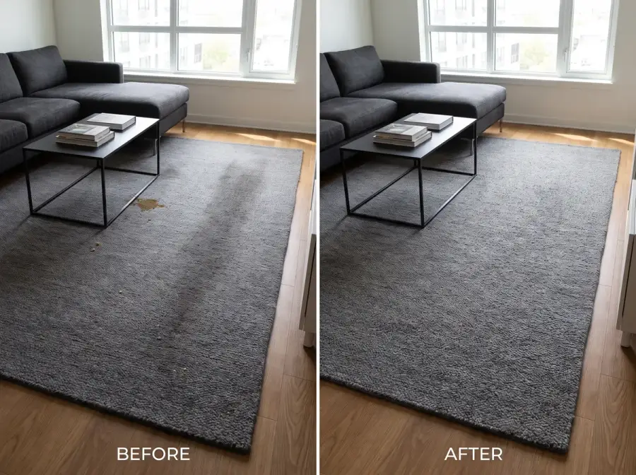 RTP Upholstery before and after cleaning β photo 3