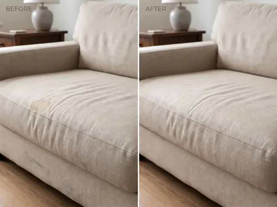 RTP Upholstery before and after cleaning β photo 15
