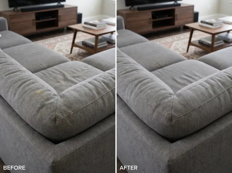 RTP Upholstery before and after cleaning β photo 16